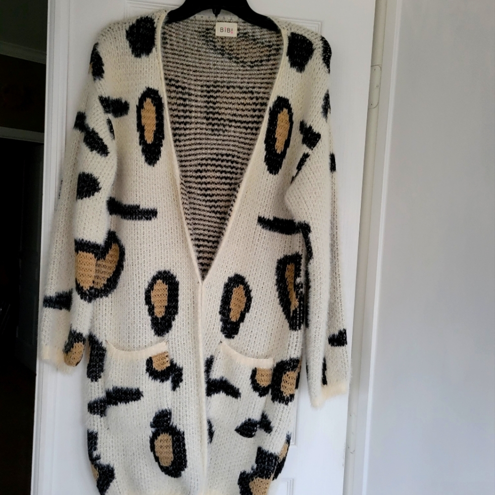 Leopard Print Cardigan